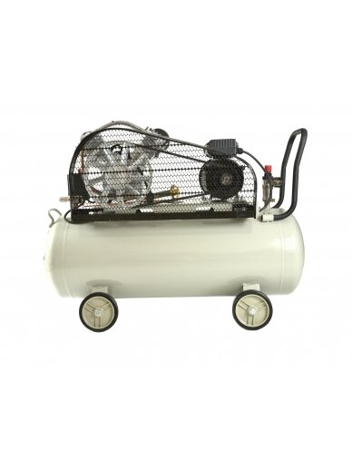 100L alyva suteptas oro kompresorius V-Twin 9 bar 390 l/min 4