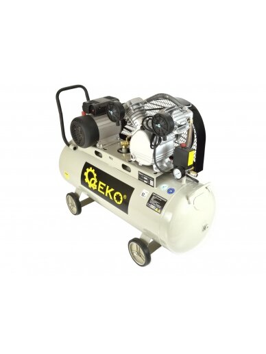 100L alyva suteptas oro kompresorius V-Twin 9 bar 390 l/min