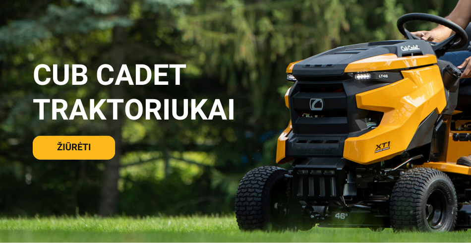 Cub cadet traktoriukai