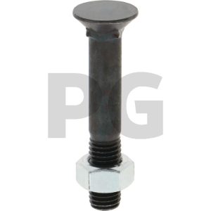 Plough bolt with nut 12 x 75